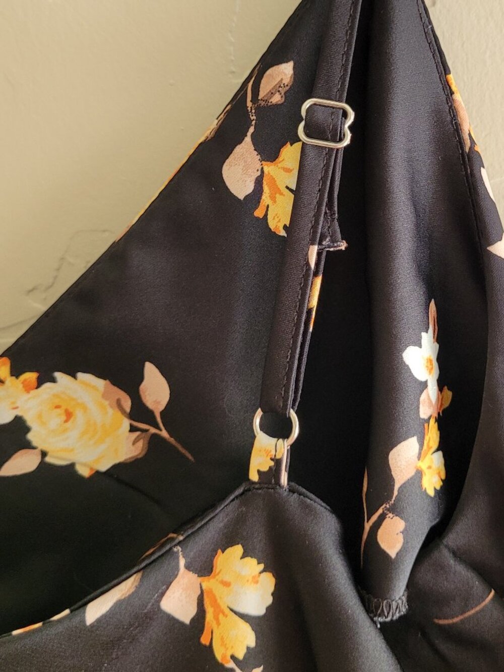 Silky Floral Slip Dress - Picture 4 of 5